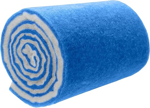 Big Kahuna Aquarium Filter Floss Rolls – 12-inch Pond and Aquarium Filter Media – 1-inch Thick Wet/Dry Aquarium Filter Pad – Bonded Filter Media Pad for Freshwater or Marine Aquariums, Ponds – 6ft