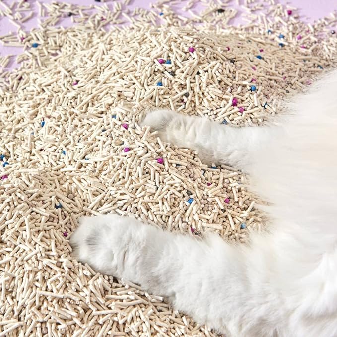 Mixed Tofu Cat Litter, Heavy Duty Flushable Kitty Litter, 5.5Lb/88Oz Original 1 Pack