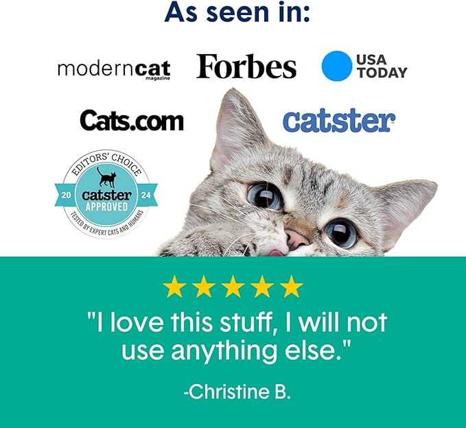 Boxie Gently Scented Cat Litter, Lightweight 30-Day Odor Control, Clumping, 6.5lb