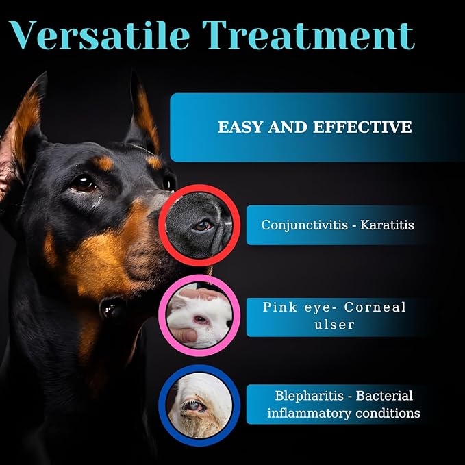 polak Pet Eye Cream Health for Dogs, Cats, Cattle, Sheep, Horse, Bird 1/8 oz /3.5gr, 1 Tube