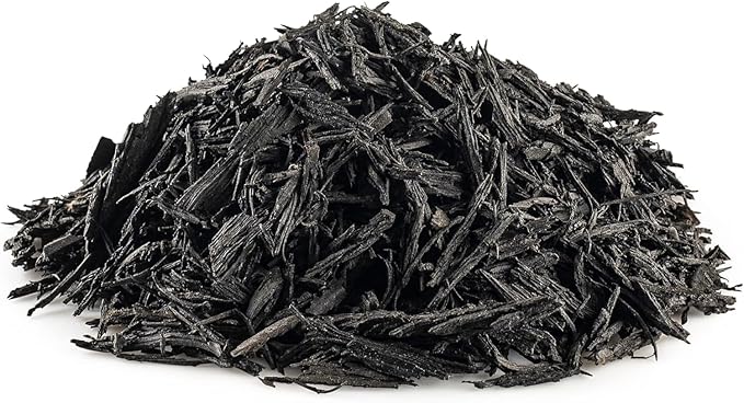 Premium Black Wood Mulch for Landscaping, Gardens, Lawns, Potting Media, and Potted Plants (1 CF - 28 L - 30 QTS)