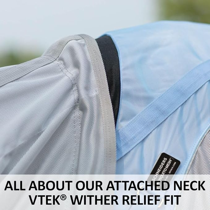 Schneiders Adjusta-Fit Mosquito Mesh Hybrid II Horse Fly Sheets | Ultimate Insect & UV Protection for Equine Comfort