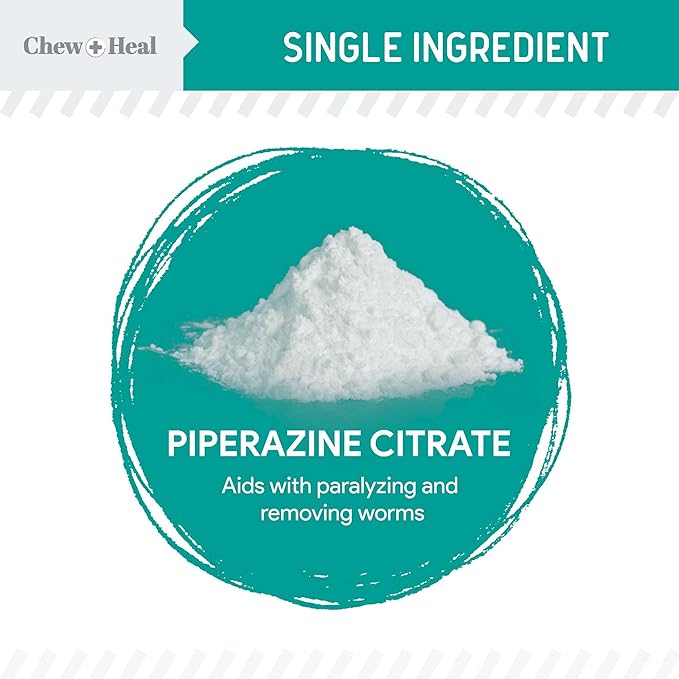 Dog and Cat Dewormer Liquid - 4 oz Wormer Solution to Paralyze and Expel Roundworms - Kitten and Puppy Dewormer