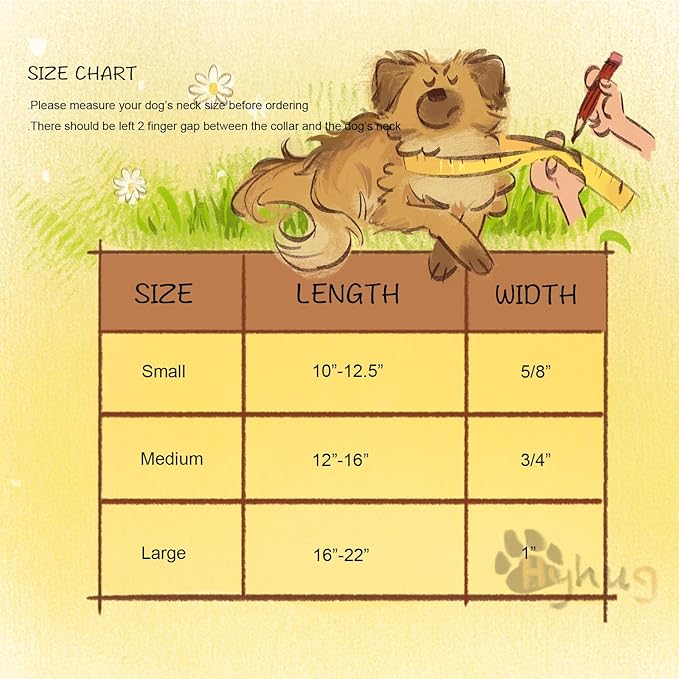 Hyhug Dog Collar for Large Dogs, Heavy Duty, Blue | Quick Release Nylon Buckle Collar, Adjustable & Durable Pet Supplies for Boy & Girl Dogs(Large, Classic Blue)