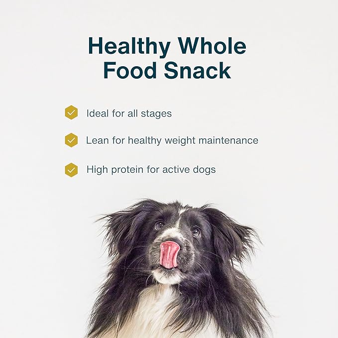 JustFoodForDogs Limited-Ingredient Beef Liver Healthy Dog Treats, Preservative-Free, Made in The USA, 5 oz