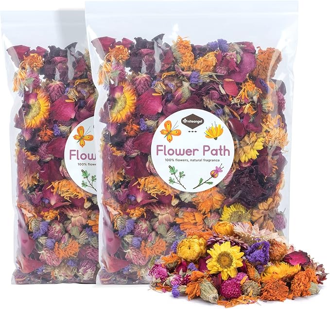 Niteangel Natural & Soft Hamster Bedding Mate Small Animal Habitat Decor for Syrian Dwarf Hamsters Gerbils Mice Degus Bunny or Other Small-Sized Pet (Flowers Scent Path)