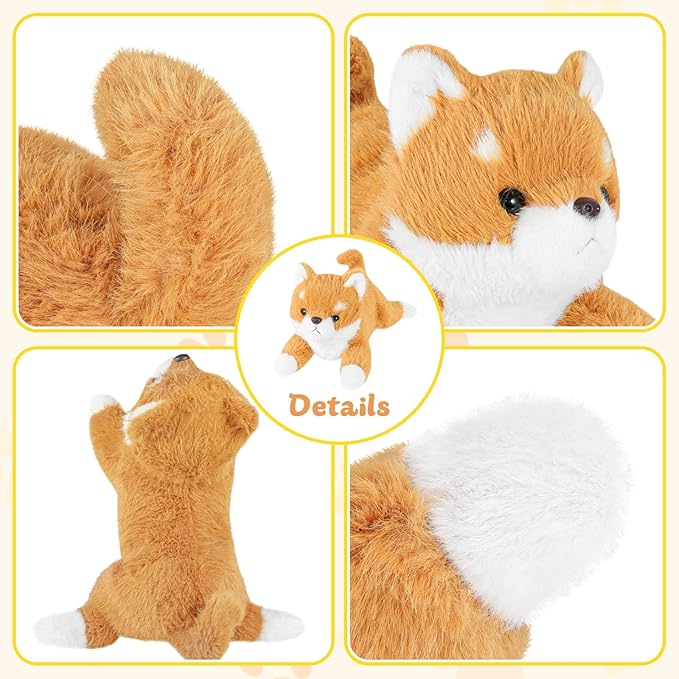 19Inch 3 Pounds Dog Weighted Stuffed Animals, Cute Realistic Puppy Stuffed Animal, Sensory Comfort Plush Throw Pillow Toy, Dog Plush Gift for Adults Kids Youth