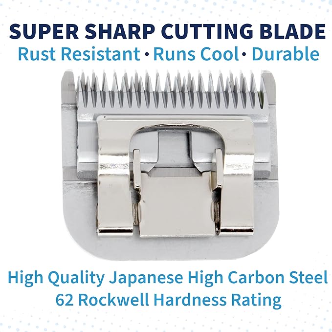 Detachable A Series 6f Blade Dog Grooming Cuts Length 3/16" - 4.8mm Japanese High Carbon Steel Dog Grooming Blade Supplies | Detachable Blade Clippers (Compatible A5 Series(B6F)
