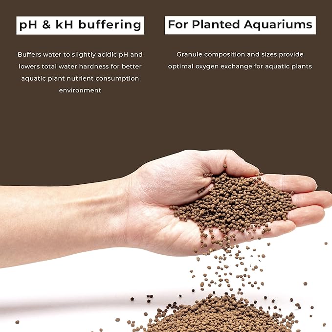 Ultum Nature Systems Controsoil - Freshwater Aqua Soil Substrate for Fish, Shrimp, Live Plant Propagation and Aquascaping - 6.8pH Low Ammonia, Volcanic Ash - Brown, Fine (1 Liter | 2LB)