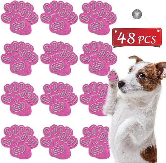 yucca Dog Anti Slip Paw Grips Traction Pads, Dog Paw Protector with Stronger Adhesive, Toe Grips for Dogs from Slipping on Hardwood Floors, Dog Shoes Booties Socks Replacement for Older Dogs