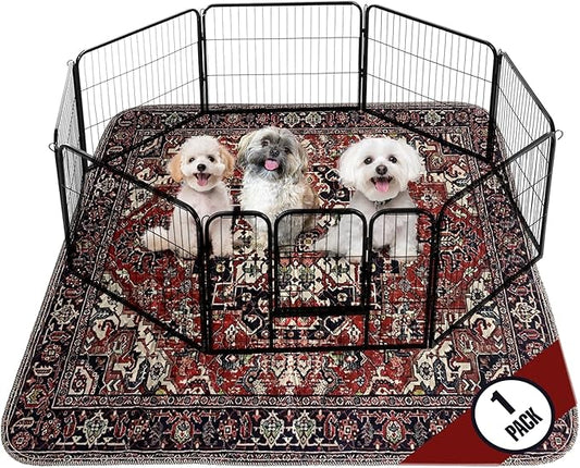 Washable Pee Pads for Dogs - XXL (1 Pack) 6 FT X 6 FT Super Absorbent Reusable Puppy Training Pads - 100% Waterproof, Leak-Proof & Non-Slip Whelping Pads for Pet Housebreaking