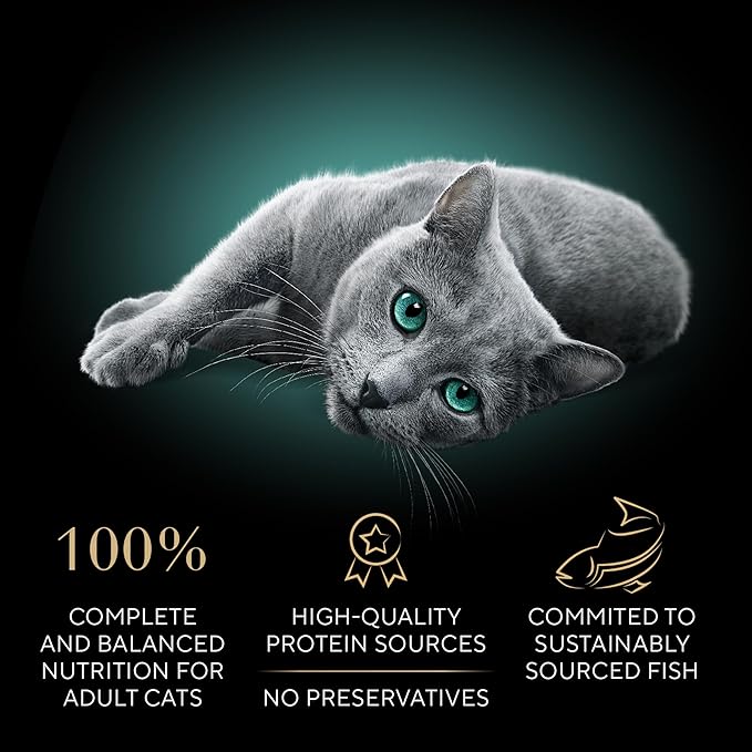 Sheba Perfect Portions Wet Cat Food Cuts in Gravy Variety Pack, with Sustainable Salmon, Tender Trout Entree, and with Sustainable Tuna, 2.6 oz. Twin-Pack Trays (24 Count, 48 Servings)