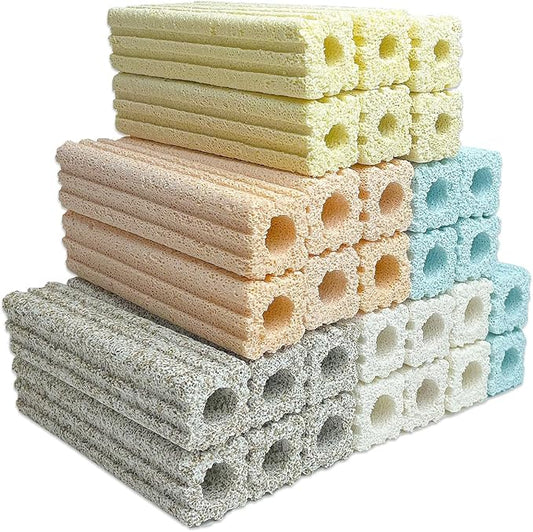 SHIGATSU Bio Aquarium Filter Media, 6.1”Long Ceramic Filter Bio Media for Saltwater and Freshwater Pond Fish Tank（30 pcs）