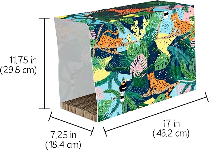 Kitty City Paper Bag Scratchers for Cats, Jungle Paper Bag 2-Pack