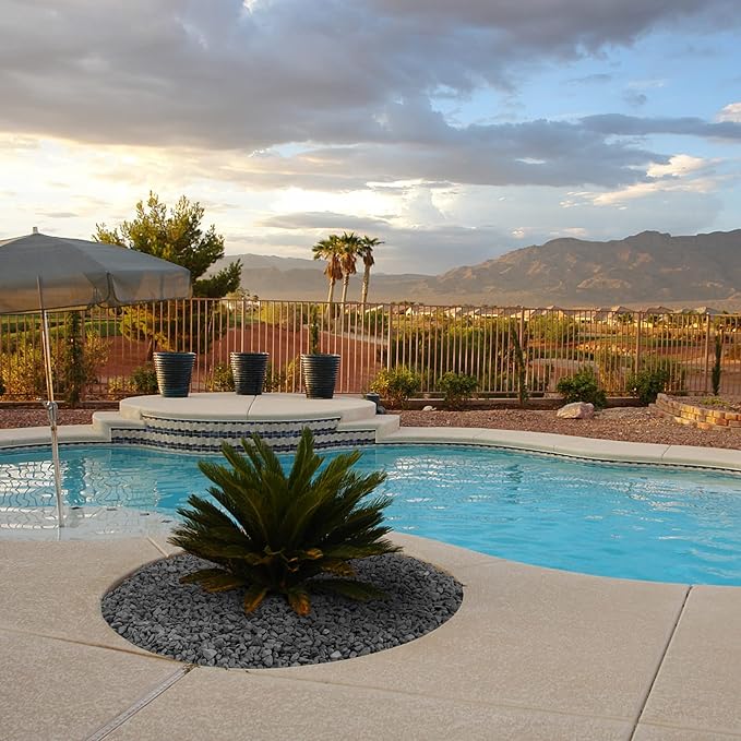 Mr. Fireglass Natural Decorative Gray Bean Pebbles 1/5" Crushed Gravel Stone for Decorating Garden, Succulent Plants and Walkway (2-lb Bag)