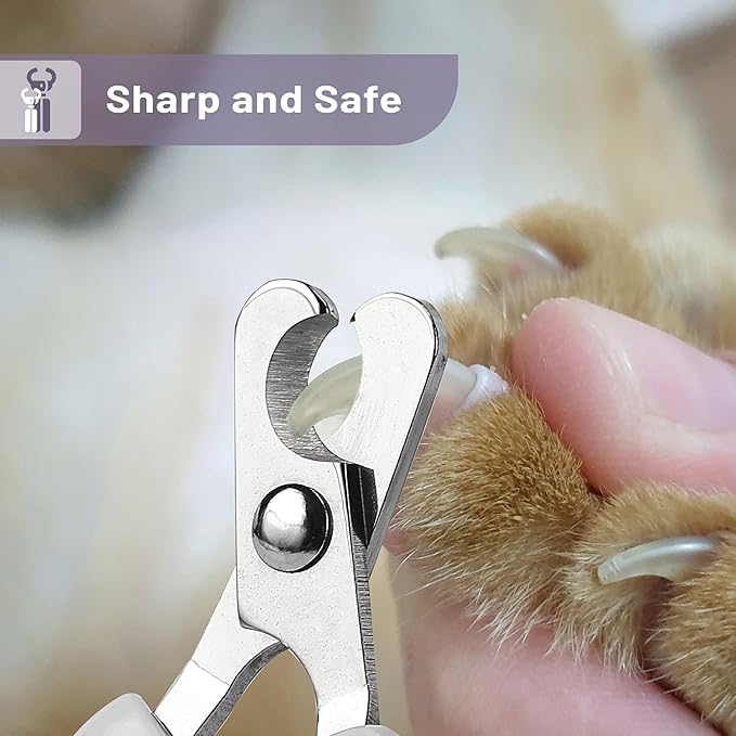 Mr. Pen Cat Nail Trimmer - Pink Cat Claw Clipper for Kittens & Small Dogs