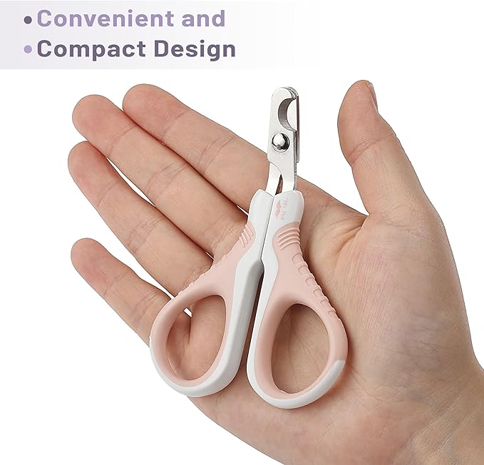 Mr. Pen Cat Nail Trimmer - Pink Cat Claw Clipper for Kittens & Small Dogs