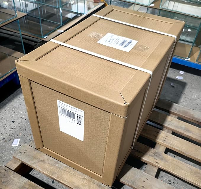 Ultra Clear Rimless Low Iron Glass Aquarium Tank (W23.62×D11.81×H14.17 inch(60x30x36cm)) 6mm Thickness Include Black Leveling Mat