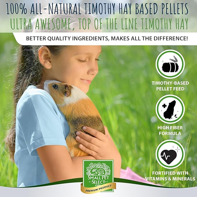 Small Pet Select Guinea Pig Food Pellets, 40lb