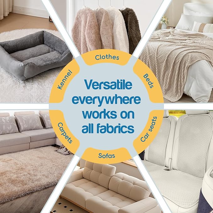 Pet Hair Removal for Dogs & Cats,Upgraded Thickened 5-Finger Design, Reusable Electrostatic Pet Hair Remover Glove, Quickly Lifts Pet Hair from Laundry,Sofas,Beds, Carpets, 1PCS