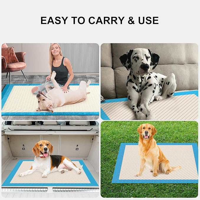 Gardner Pet Ultra Absorbent Thicker Dog Pee Pads Extra Large XL 28"x34" Leak-Proof Odor-Control Blue Puppy Training Pads Full Edge-Wrapping Pad for Dogs Dogs, Puppies, Doggie, Cats, Rabbits - 50 Ct