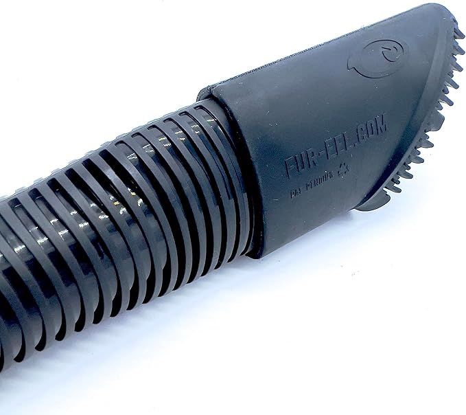 Buff Brite Pet Grooming Tool Fur-EEL FANG PRO Cat & Dog Hair Remover, Black