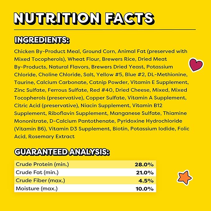 Temptations MixUps Catnip Fever Flavor Crunchy and Soft Cat Treats, 3 oz. Pouch (Pack of 12)