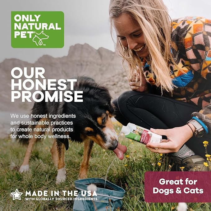 Only Natural Pet Bone Broth Beef Flavor Dog & Cat Meal Topper, 100% Human-Grade Slow-Simmered, Free-Range for Dry Food or to Hydrate Dehydrated Food - (12-Pack / 11.16 oz Each)