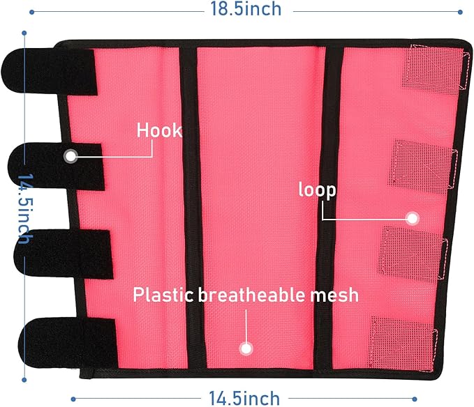 Jexine 12 Fly Boots for Horse Set of 12 Loose Breathable Mesh Horse Fly Sheets Protective Horse Leg Wraps Leggings for Preventing Flies and Mosquitoes Bites (Blue, Green,Red)