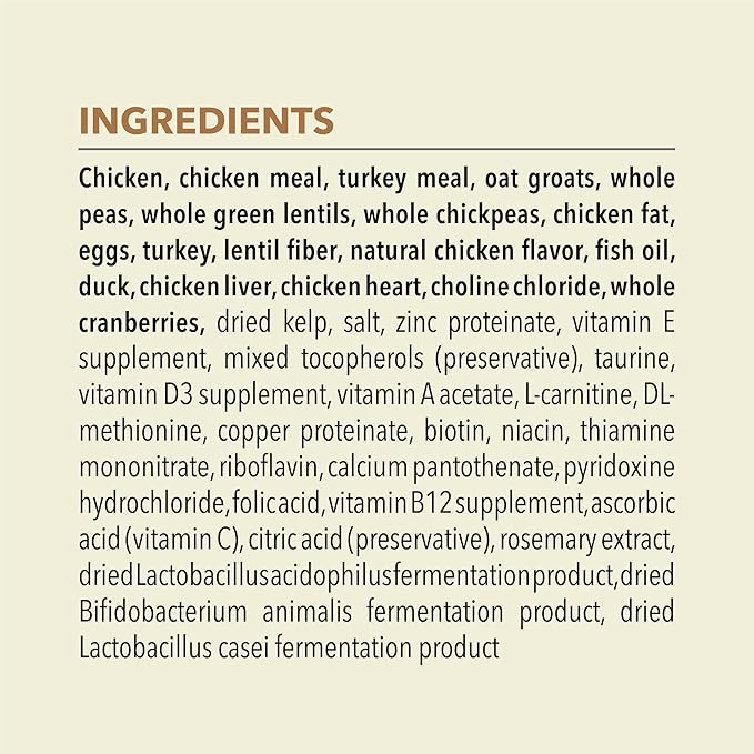 ACANA Dry Cat Food for Seniors Senior Entrée Chicken Turkey and Duck 4lb Bag