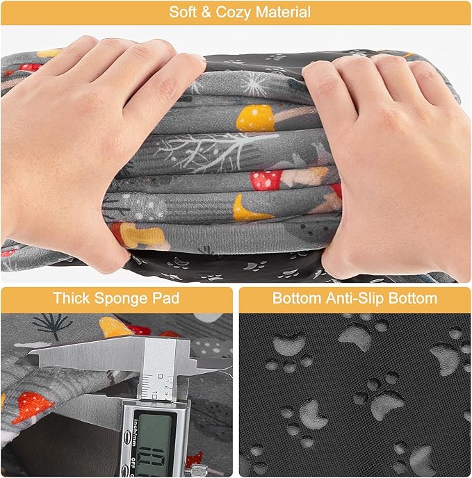 Unicorn Catcher Guinea Pig Hideout - Large Cozy Bed, Warm House, Washable Tunnel Accessories for Small Pets: Hamster, Chinchilla, Bunny