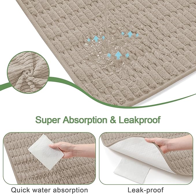 Washable Pee Pads for Dogs, 2 Pack Reusable Puppy Pads Dog Pads, Non-Slip Dog Pee Pads, Leakproof Pet Pee Pads Wee Wee Pads for Dogs. (Brown, 36"x40"(Pack of 2))