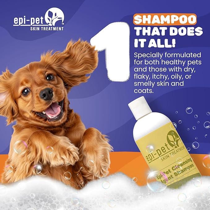 Puppy Safe 6in1 Pet Shampoo, Shampoo for Dogs with Deshedding Coat, Dry Itchy Skin, Hypoallergenic and Sensitive Skin, Scented Vanilla and Lavender (16 Fl oz (Pack of 2), 16 Fl oz)