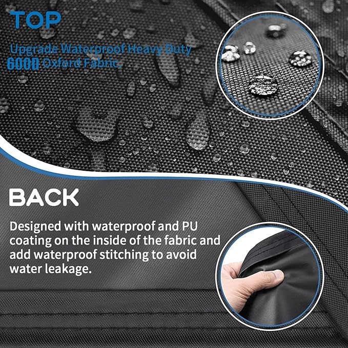 SIRUITON Dog Playpen Storage Bag Fits 50" H 8 Panels and 9 Stakes ，Dog Fence Travel Bag Suitable for Foldable Exercise Pet Playpen, Dog Fence Travel Bag with Reinforcing Plate & Shoulder