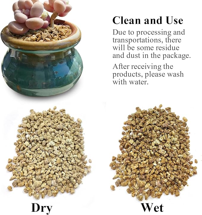 10 lbs Maifanitum Stones for Succulent,1/4 Inch Decorative Rocks for Indoor Plants, Bonsai, Soil Cover. Small Stones for Water Drainage and Plant Growth