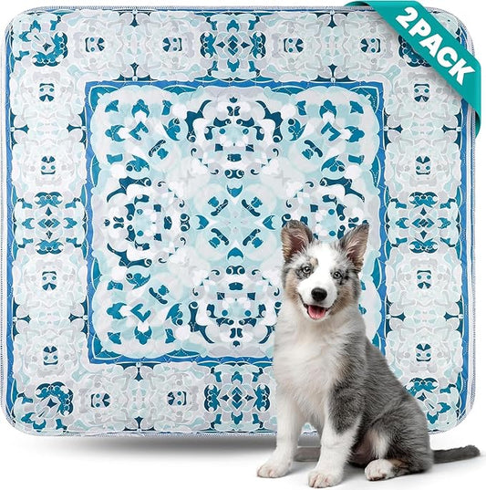 NALALAS Large Washable Pee Pads for Dogs | Reusable, Waterproof & Ultra Absorbent Puppy Pads | Dog Pee Pads, Anti-Slip, Leakproof & Quick Dry Pet Training Mat | Whelping Pad, Puppy Mat & Crate Pad