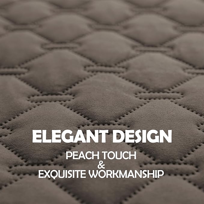 gogobunny 100% Double Sided Waterproof Dog Blanket Soft Pet Bed Cover Reversible Protect Furniture Couch Sofa Car for Puppy Cat Kids (Dark Walnut/Light Walnut, 82x120 Inch (Pack of 1))