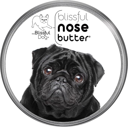 The Blissful Dog Black Pug Unscented Nose Butter, 16oz