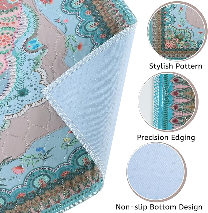 Aitmexcn Washable Pee Pads for Dogs, 2Pack Super Absorbent Reusable Puppy Pads ,100% Waterproof, Leak-Proof Whelping Pads Non-Slip Dog Mats for Floor Protector,Couch Cover, Crate, Potty Training 41x41