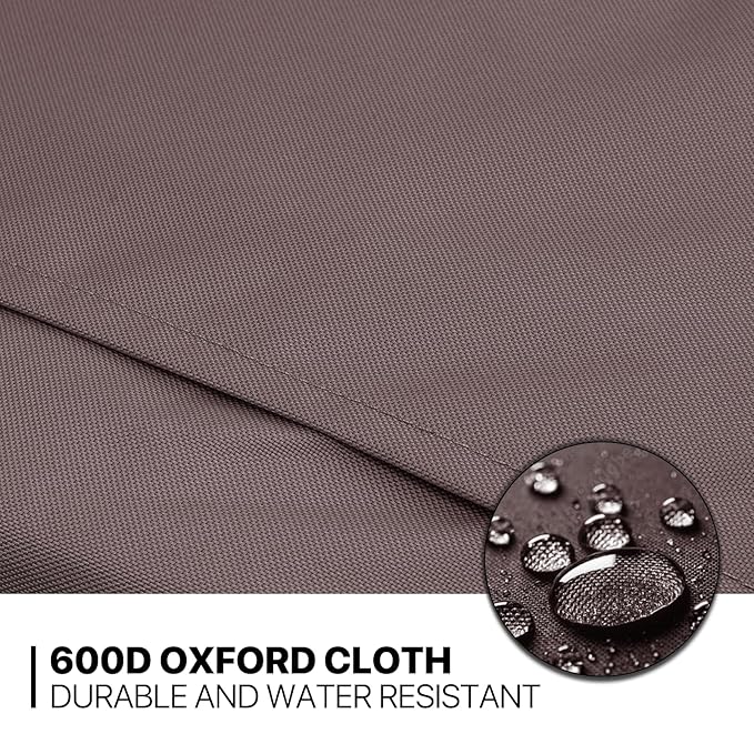 MoNiBloom Foldable Dog Strollers for Small Dogs with Weather Cover, 3 Wheels Pet Strolling Cart for Dogs and Cats with Storage Basket and Cup Holder, Breathable and Visible Mesh for All-Season, Coffee