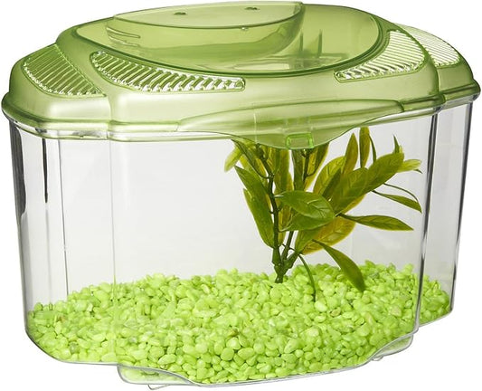 Marina Betta Pals Kit, Betta Fish Aquarium Starter Kit, Green, 13410