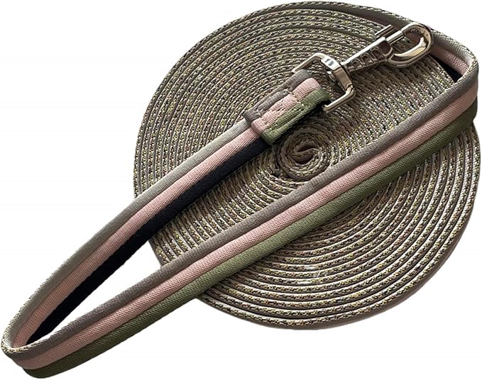 Premium Horse Training Lunge Line with Alloy Trigger Buckle for Accurate Equestrian Training of 26 Foot (8 Meters)