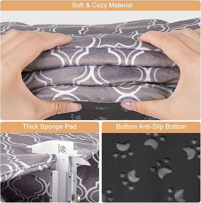 Unicorn Catcher Guinea Pig Hideout Large Bed Cozy House Warm Tunnel Washable Accessories for Small Pet Hamster/Chinchilla/Bunny, Grey