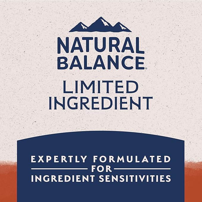 Natural Balance Limited Ingredient Adult Grain-Free Dry Dog Food, Salmon & Sweet Potato Recipe, 24 Pound (Pack of 1)