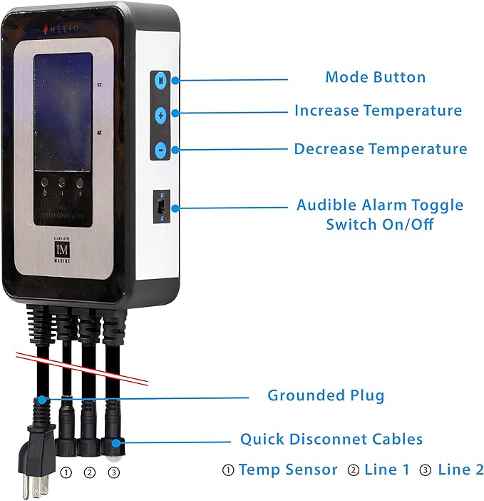 Innovative Marine Helio PTC Smart Reef Aquarium Heater (350 Watt)