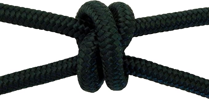Horse Rope Training Halter - 4 Knot 1/4" Stiff Halter Cord - Used by Famous Trainers Multiple Sizes Multiple Colors