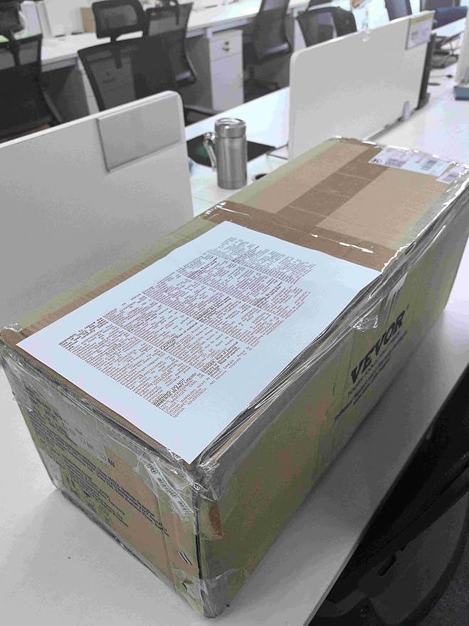 VEVOR 0.56 Inch Thick Gym Floor Tiles, 25 Tiles Rubber Top with EVA Foam, 25" x 25" Gym Flooring Workout Mats with 100sq.ft Coverage, Interlocking Puzzle Gym Mats for Gym, Home, Garage, Black & Blue