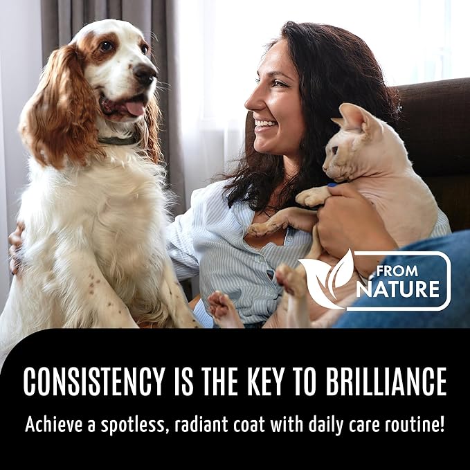 Clear Eyes Solution Set 6in1 Multi-Functional Pure Mist and Stainless Look Clay Mask - Tear Stain Remover, Eye Cleaner - Eye Care Ear Care Grooming Treatment for All Dogs and Cats Eyes