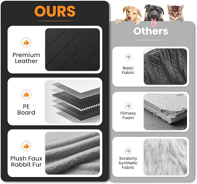 Portable Small Dog Seat for Car(Up to 11LB),Luxury Center Console Dog Car Seat Booster with Safety Tethers,Auti-Collapse Pet Travel Carrier for SUV,Truck.(Black/Grey)