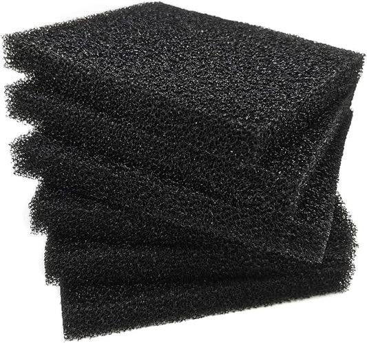Aquarium Bio Fitler Media Sponge, 6.28 x 5.5 x 0.78 inch 6 Pcs Foam Filter Pad Inserts for ML350